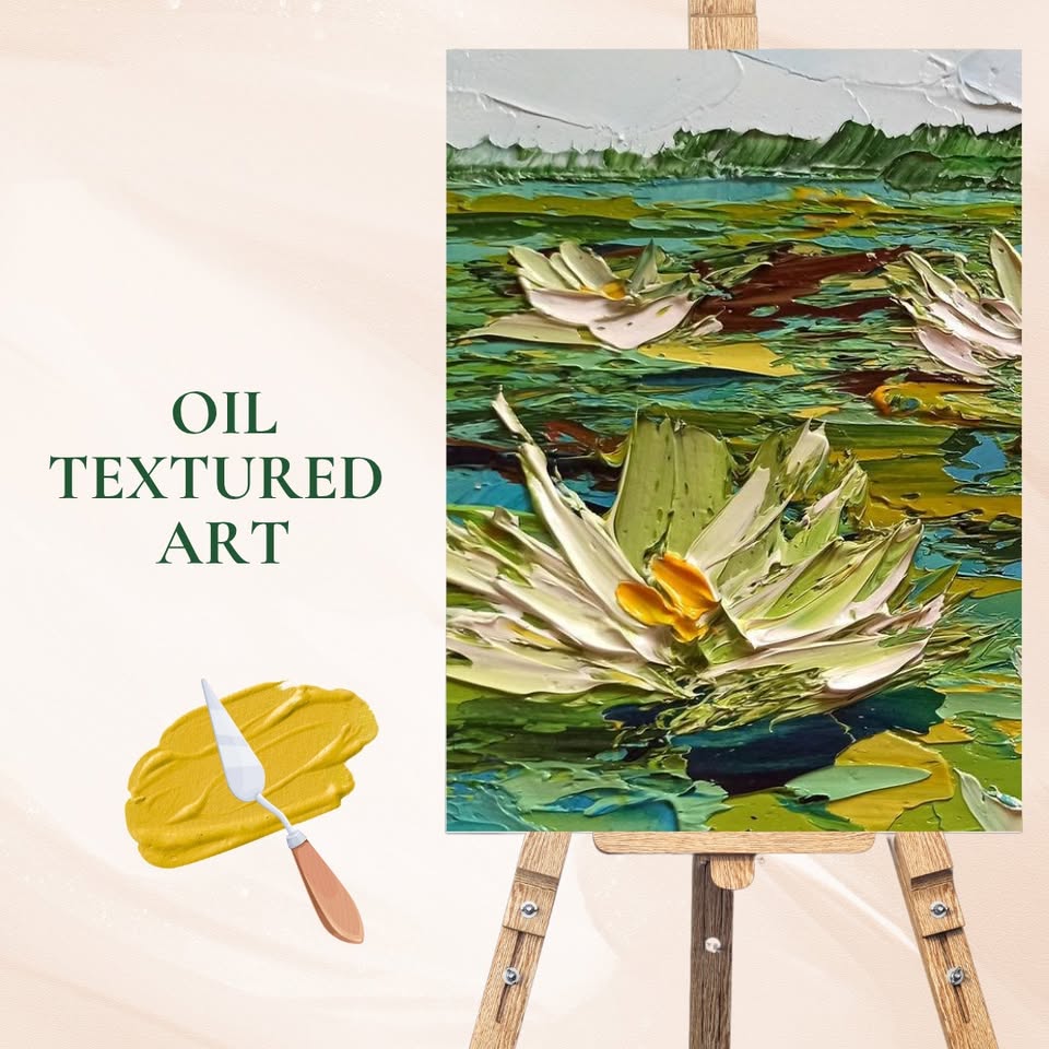 Atelier d'Art en textures à l'huile