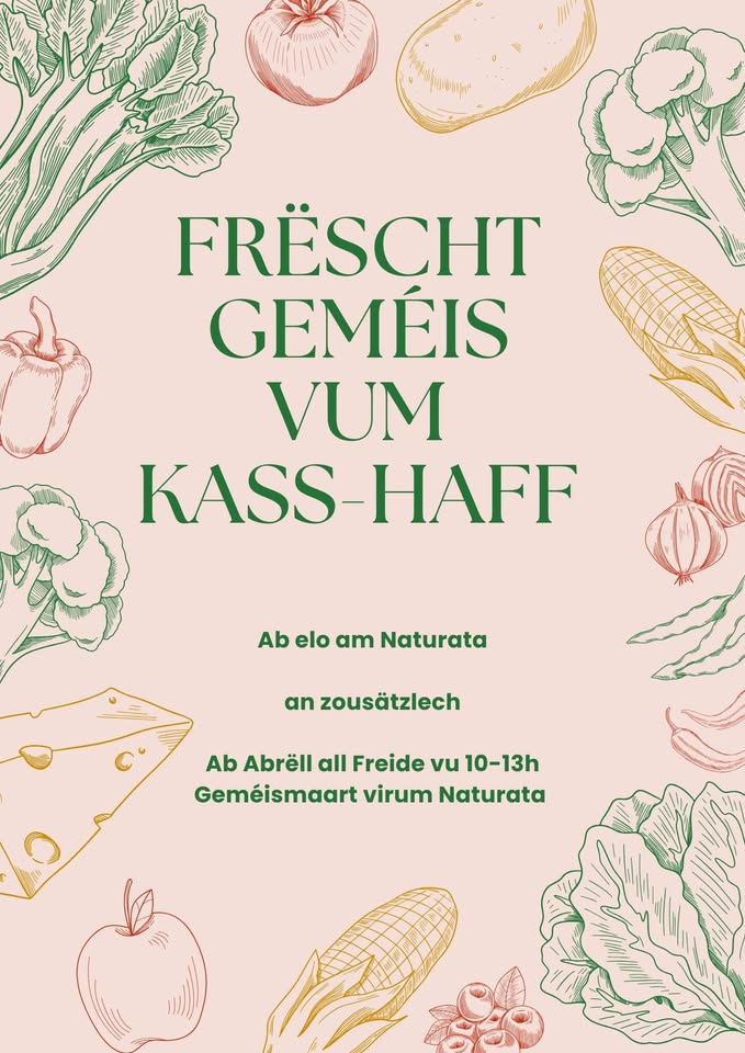 Kass-Haff Organic Vegetable Market – Every Friday!