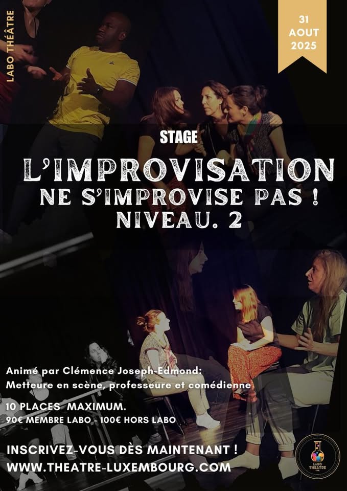 Workshop - Improvisation Isn't Improvised - Level 2