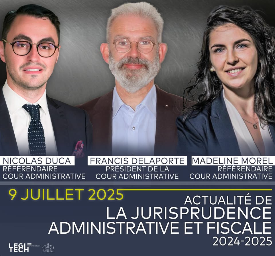 Jurisprudence administrative luxembourgeoise avec Francis Delaporte