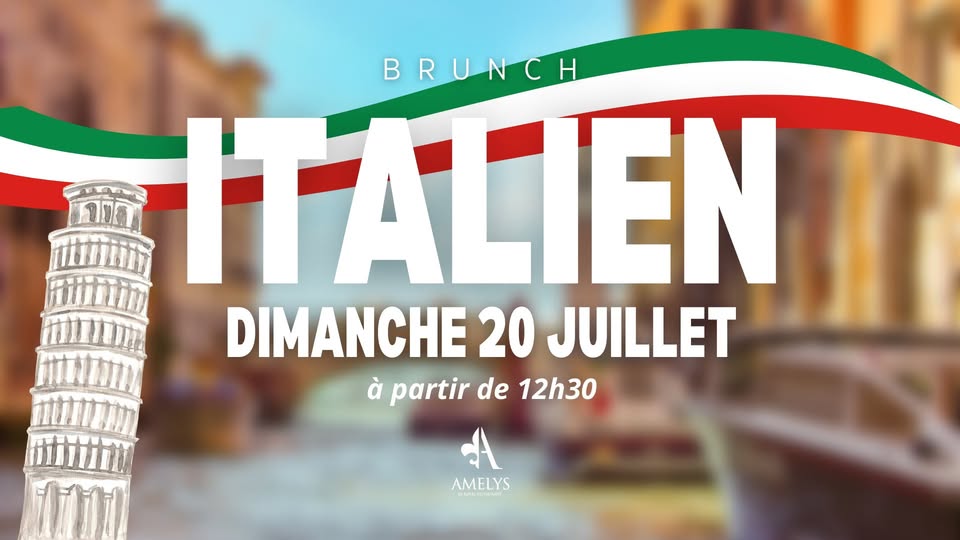 Brunch italien au restaurant Amélys