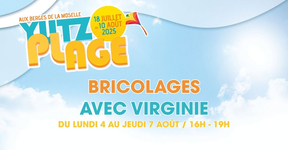 Yutz Plage: Craft Workshops with Virginie