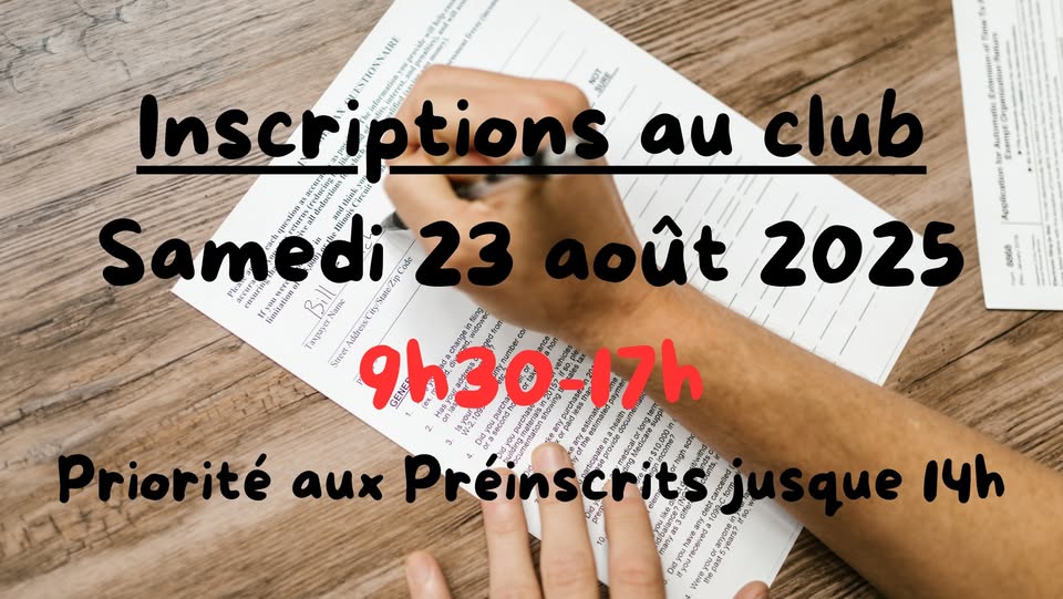 Inscriptions aux Équidés Hamois