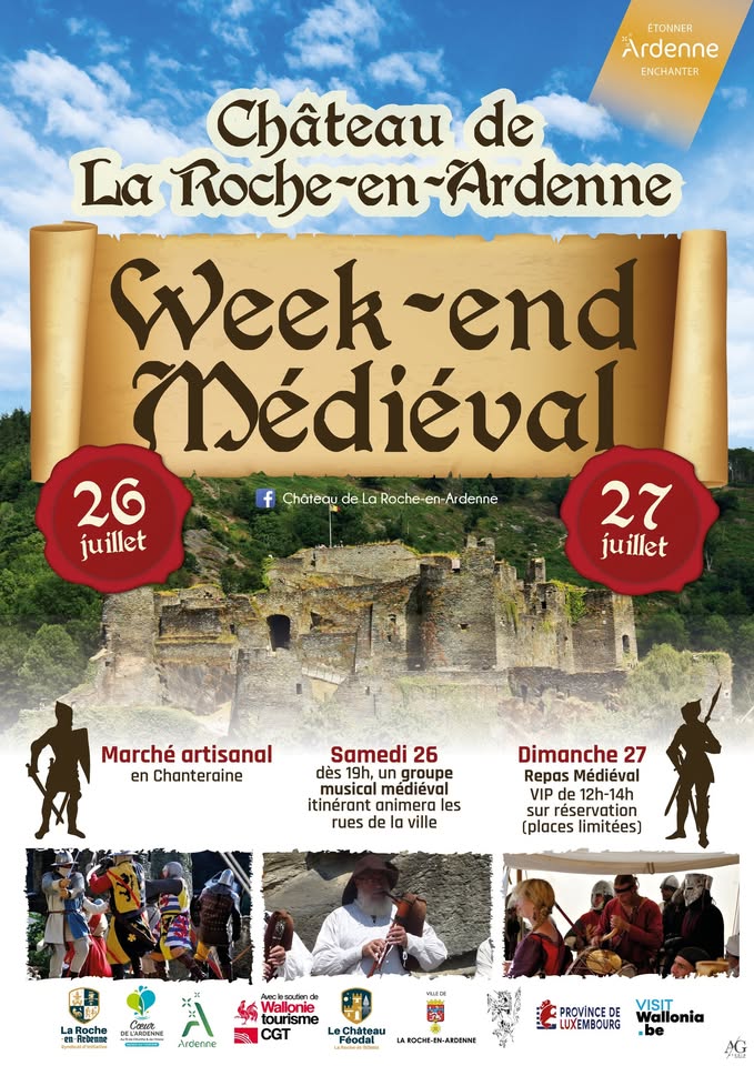 Medieval Weekend at Château de La Roche-en-Ardenne