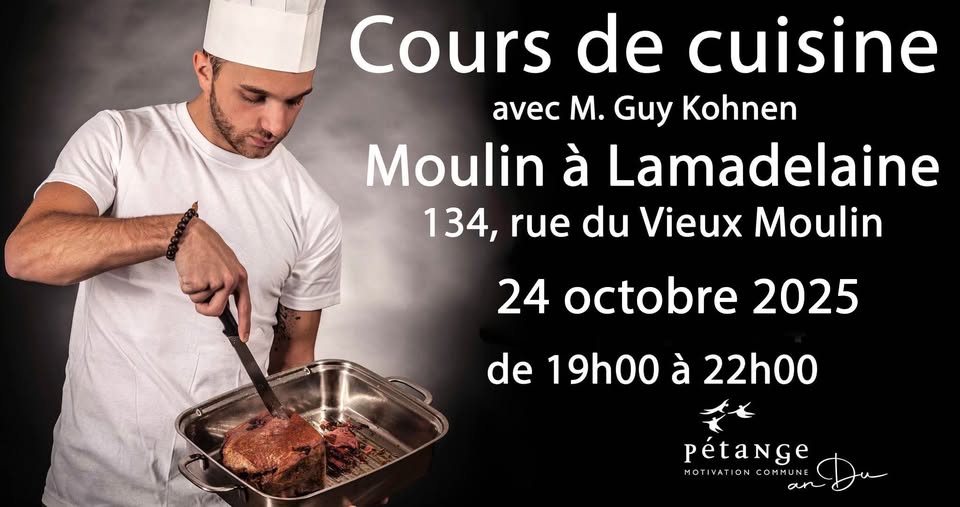 Cours de cuisine avec M. Guy Kohnen
