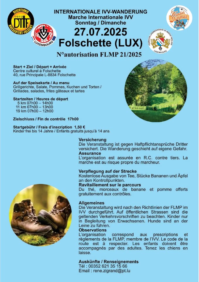 Randonnée Folschète FLMP IVV