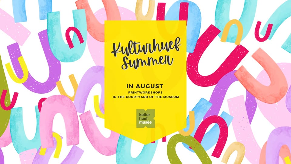 Kulturhuef Summer | Ateliers dans la cour du musée