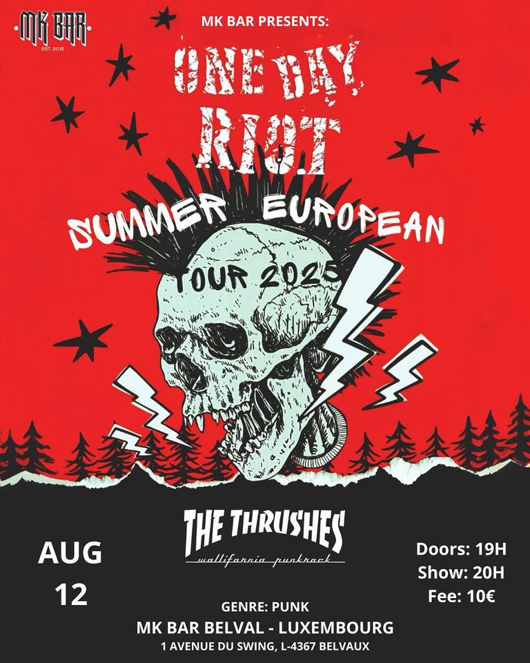 One Day Riot - The Thrushes - Live Punk Show
