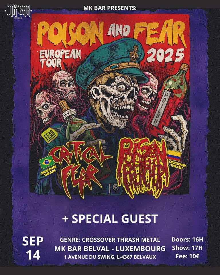 Poison the Preacher + Critical Fear - Thrash Metal Show