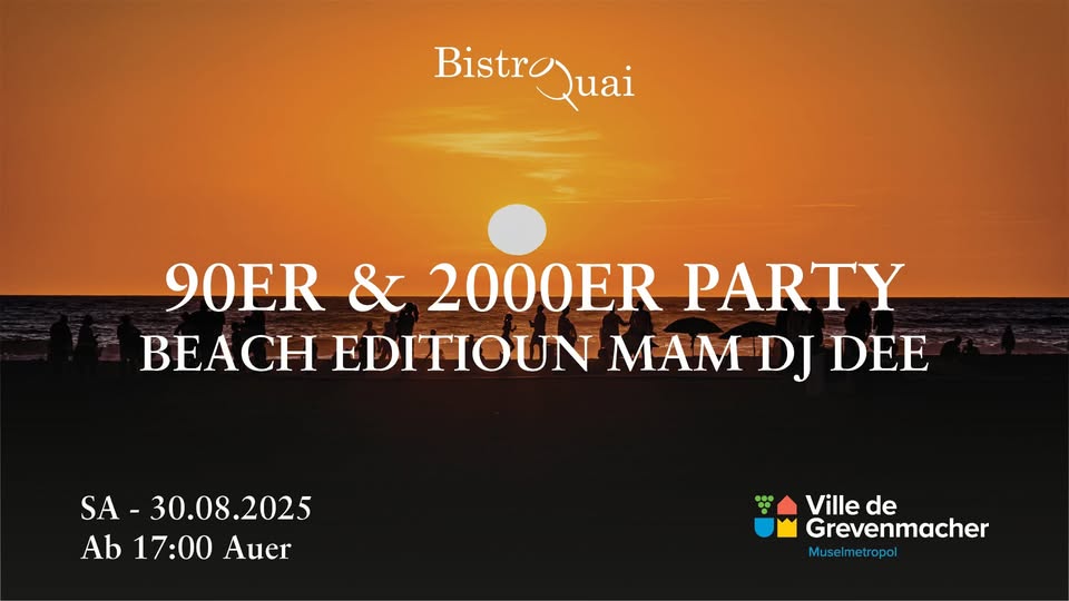 90s & 2000s Party Beach Edition with DJ Dee