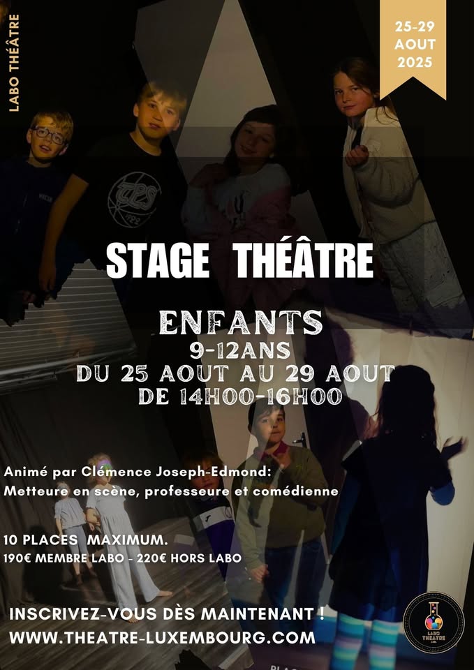 Children's Theater Workshop for Ages 9 to 12