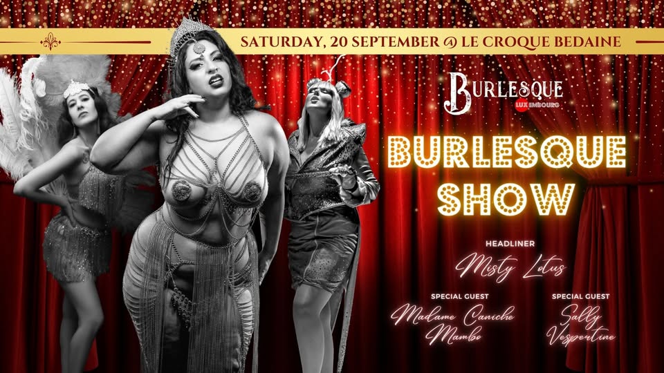 Spectacle de septembre de Burlesque Luxembourg