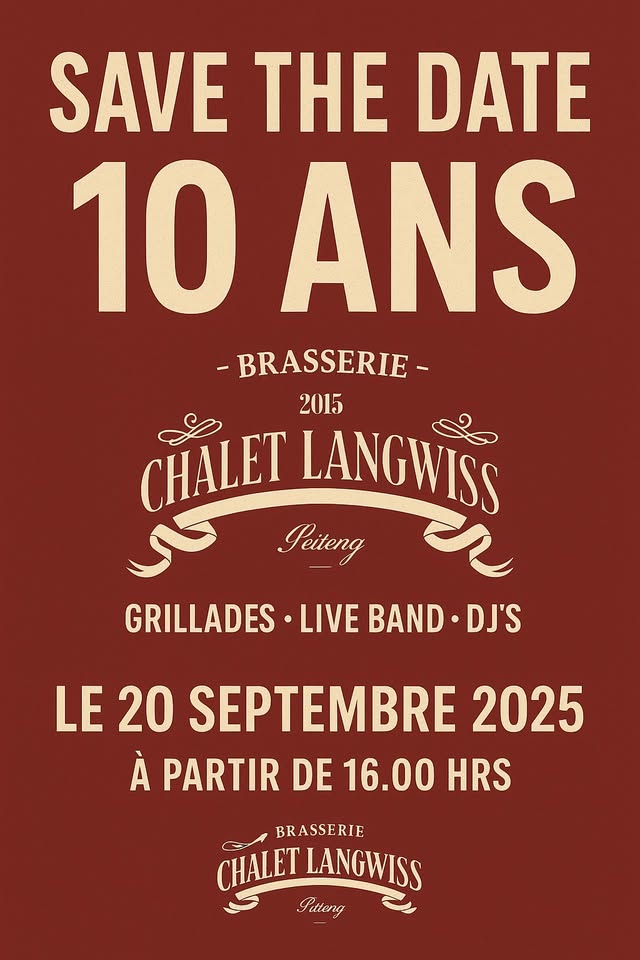 10th Anniversary of Chalet Langwiss
