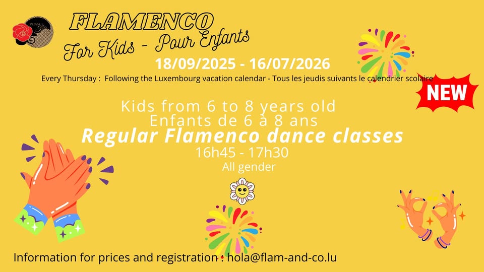 Flamenco pour enfants : 6 à 8 ans