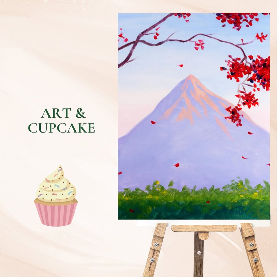 Art & Cupcake Mount Fuji