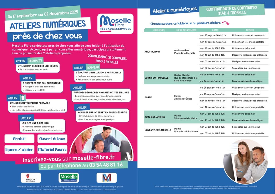 Ateliers numériques