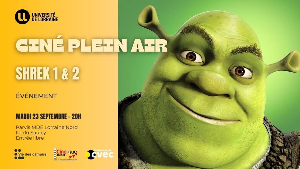 Cinéma plein air - Shrek 1 & 2