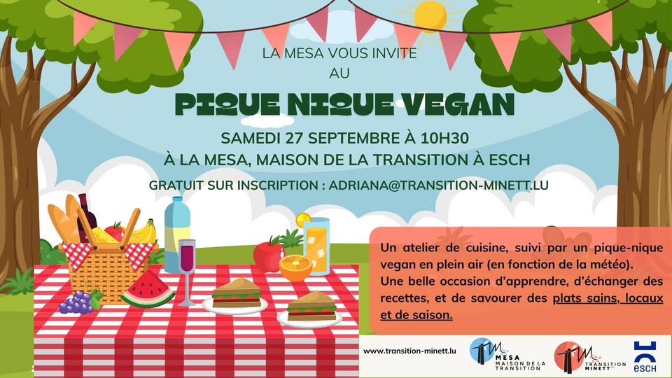 Vegan Picnic at La Mesa – Let's Cook and Taste Together!