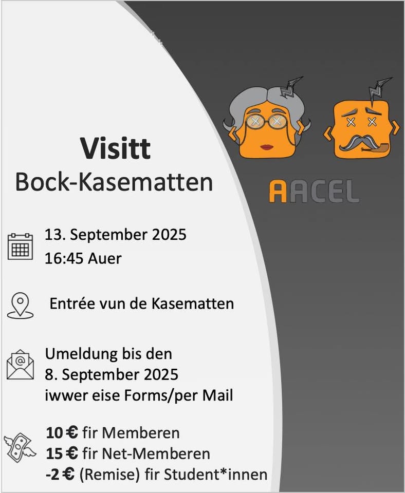 Visite des Casemates de Bock