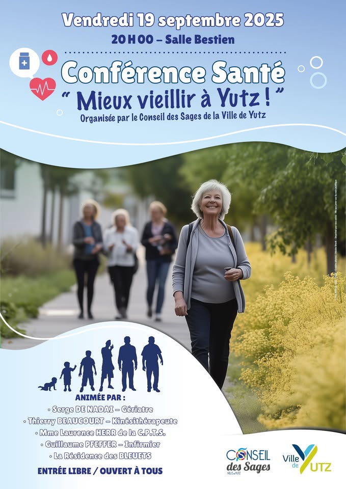 Conférence Santé : Mieux vieillir à Yutz