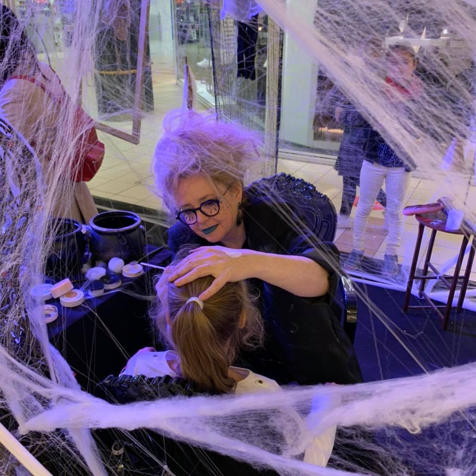 Maquillage d'Halloween à Geric