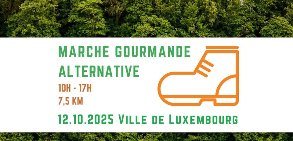Marche gourmande alternative Luxembourg 2025