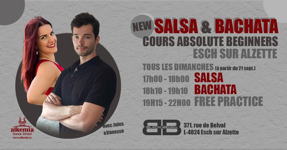 New Quarter of Salsa and Bachata in Esch-sur-Alzette for Beginners