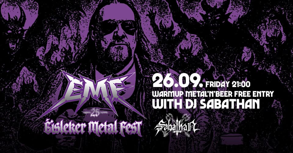 Éisleker Metal Fest Warm Up Party Vendredi
