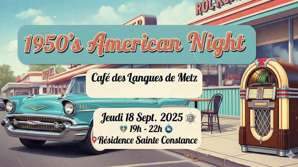 Café des Langues - Back to the 1950’s!