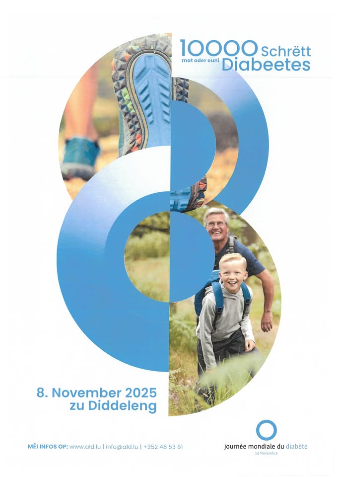 FLMP IVV Walking in Dudelange - 10000 Steps with or without Diabetes