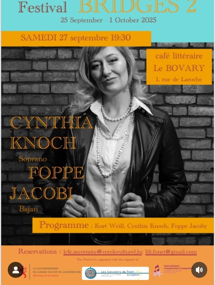 Cynthia Knoch/Foppe Jacobi en live au Bovary