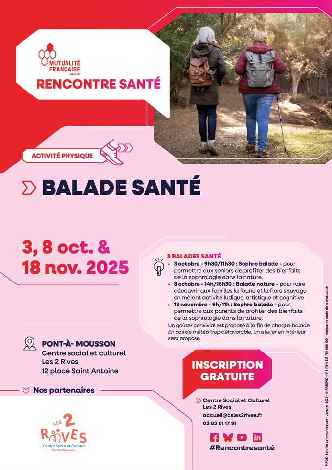 « Balade santé » à Pont-à-Mousson (54)
