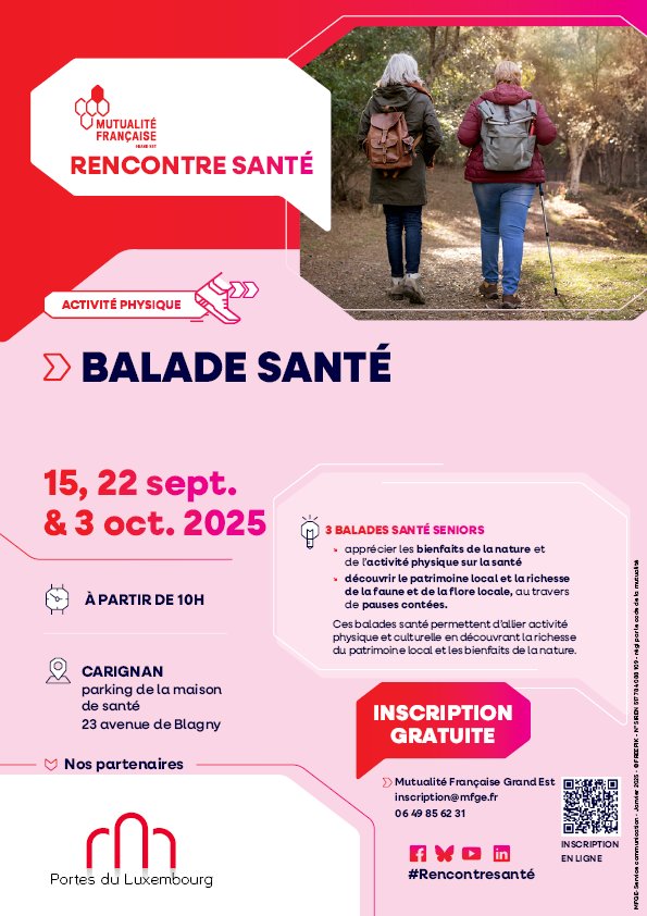 « Balade santé » à Carignan (08)