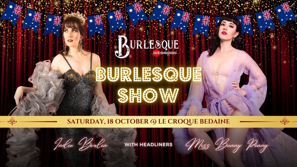 Spectacle burlesque d'octobre à Luxembourg
