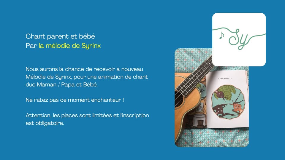 Parent/Baby Singing - Mélodie de Syrinx
