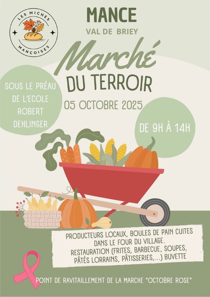 Marché du terroir à Mance