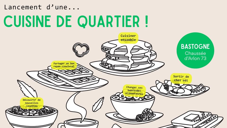 Séance d'information sur cuisine de quartier