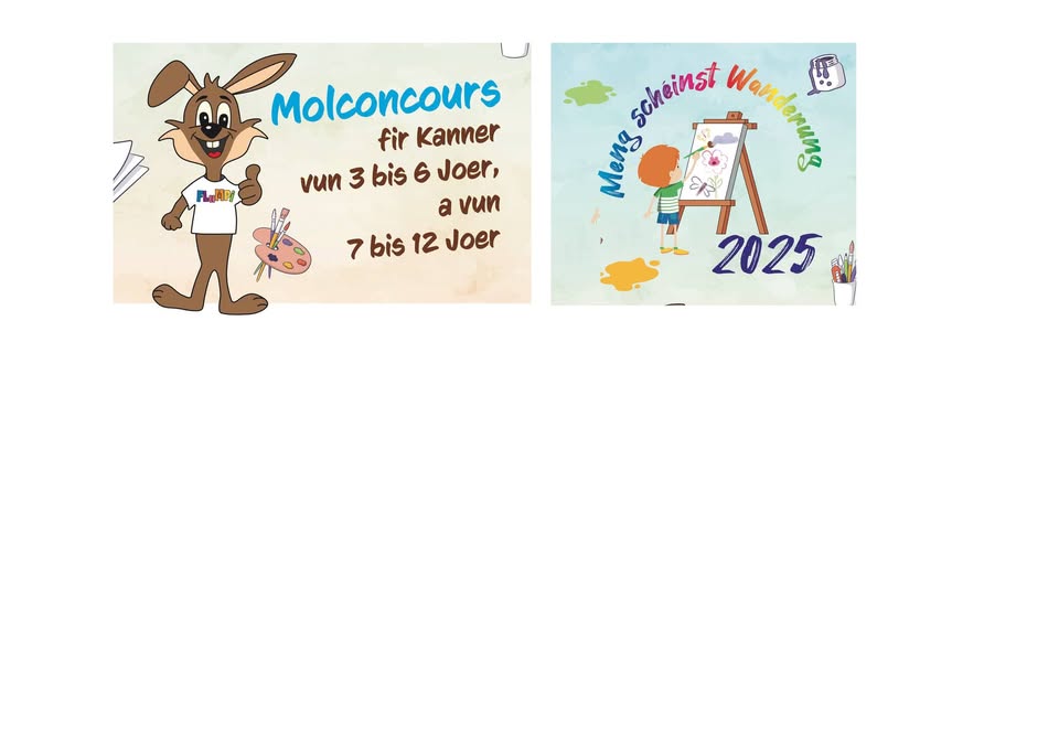 Cérémonies de remise des prix Yuppi Walk et concours de dessin lors de l'IVV Wanderung à Beaufort