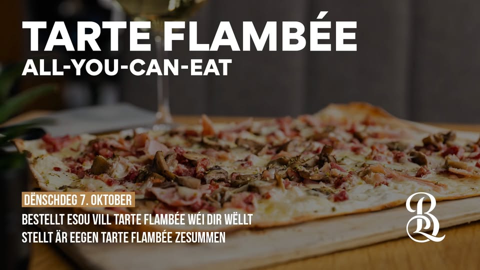 Tarte flambée à volonté