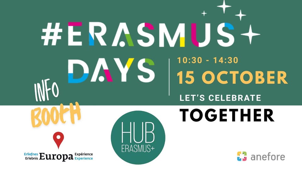 Kiosque d'information Erasmus+ pour la jeunesse luxembourgeoise