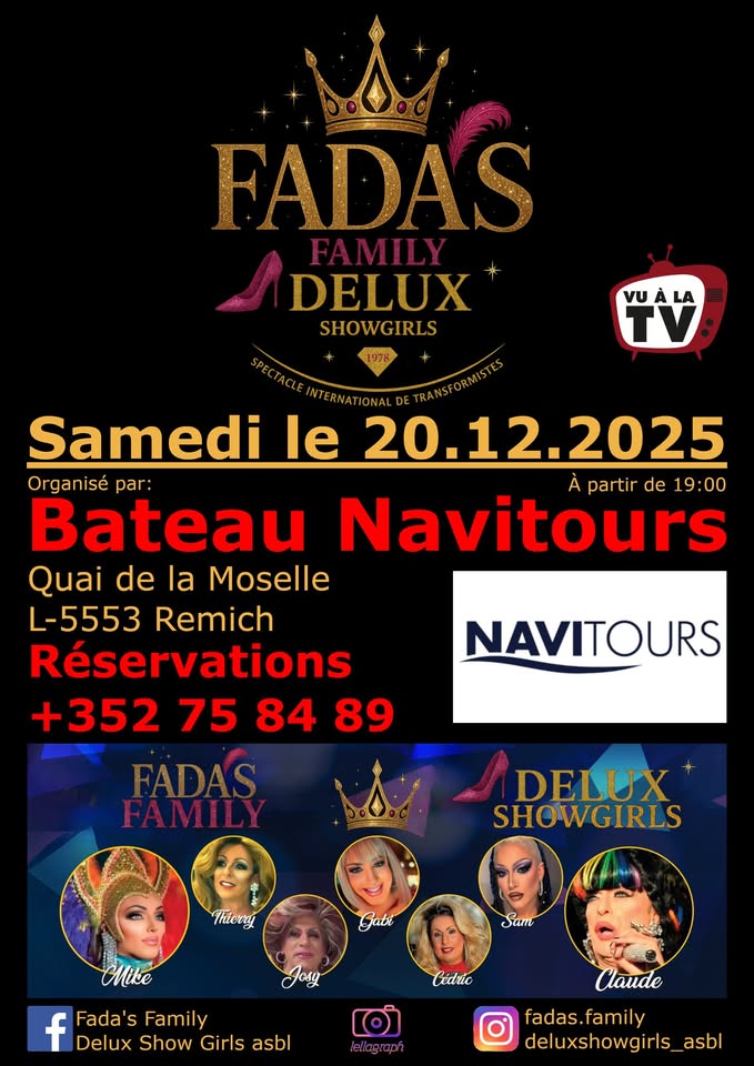 Show Fada's Family Delux Show Girls - Navitours Boat Remich