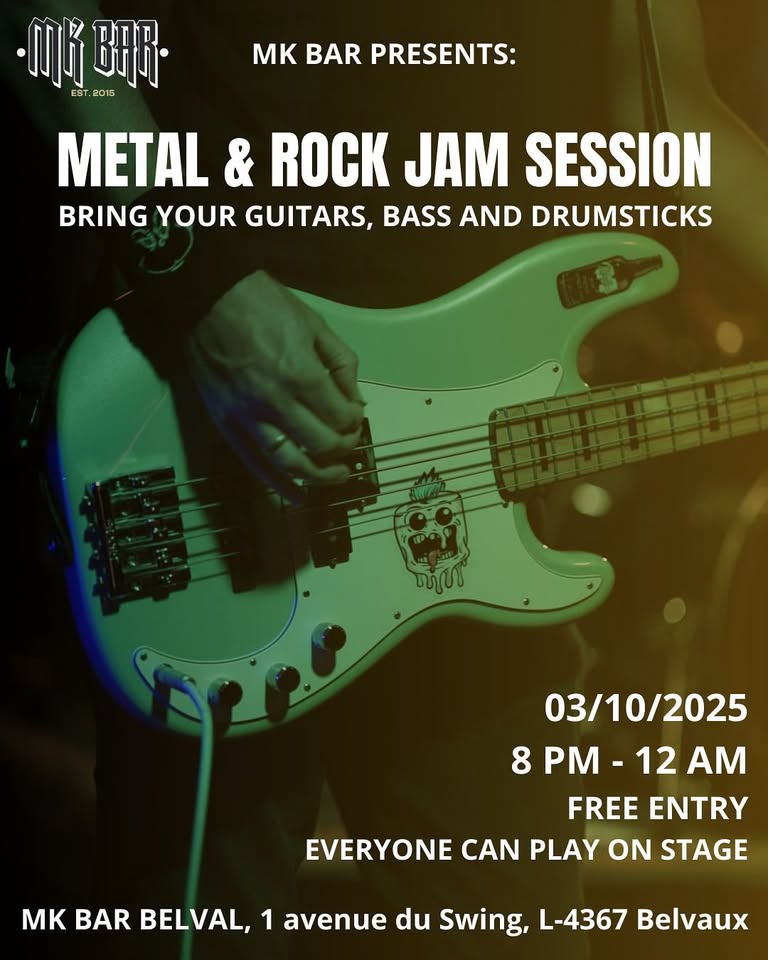 Rock & Metal Jam | Luxembourg | MK Bar Belval