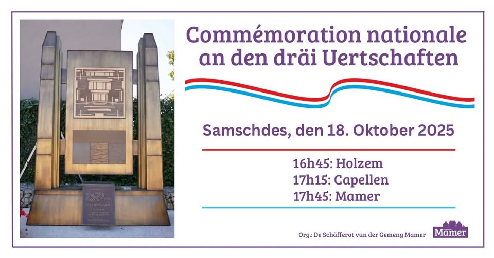 Commemoration of National Day in Mamer Municipality