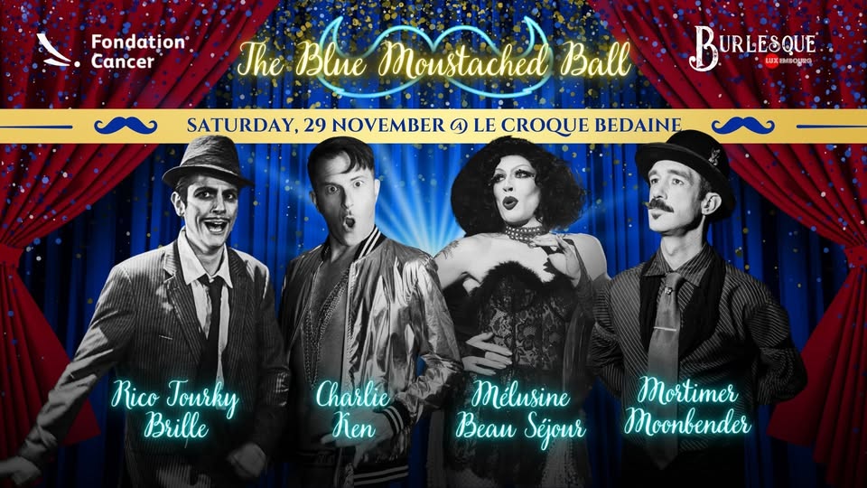 The Blue Moustached Ball