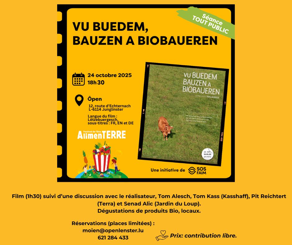 Screening & Discussion – AlimenTERRE Festival