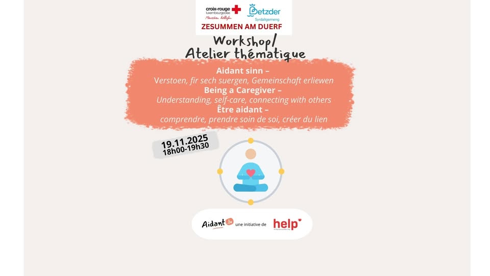 Atelier thématique Être Aidant