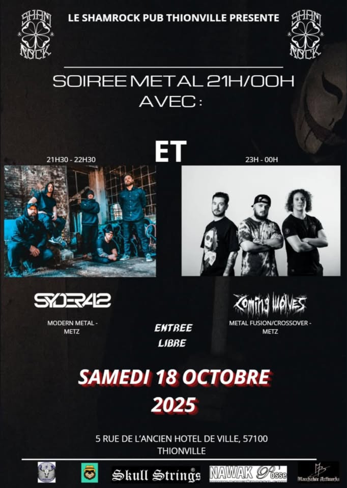 Concerts: Syderals / Coming Wolves