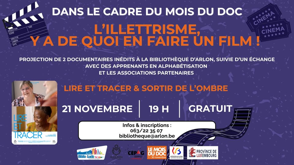 Mois du Doc - L'illettrisme, y a de quoi en faire un film !