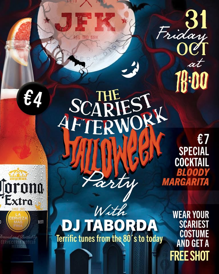 La soirée afterwork la plus effrayante - Fête d'Halloween au JFK
