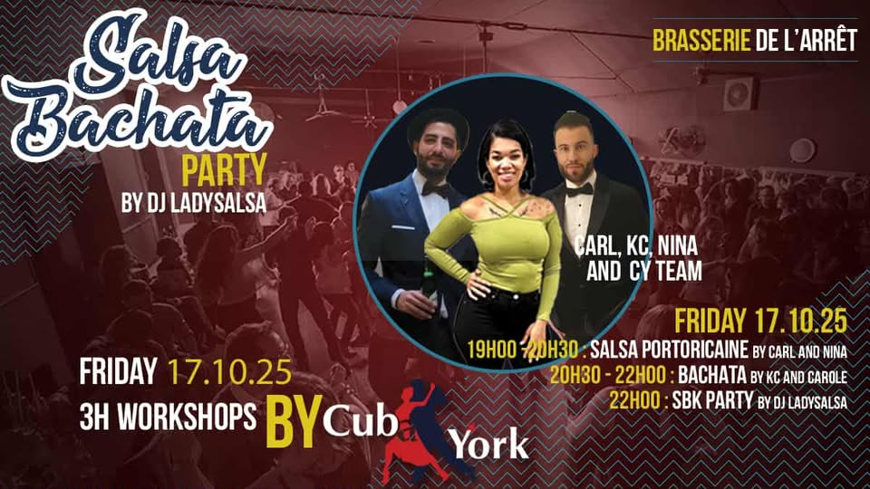 SB Party avec DJ LADYSALSA et ateliers par CubaYork